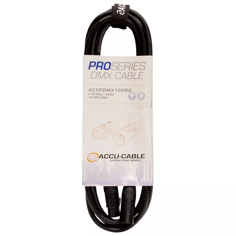 Accu-Cable AC5PDMX10PRO