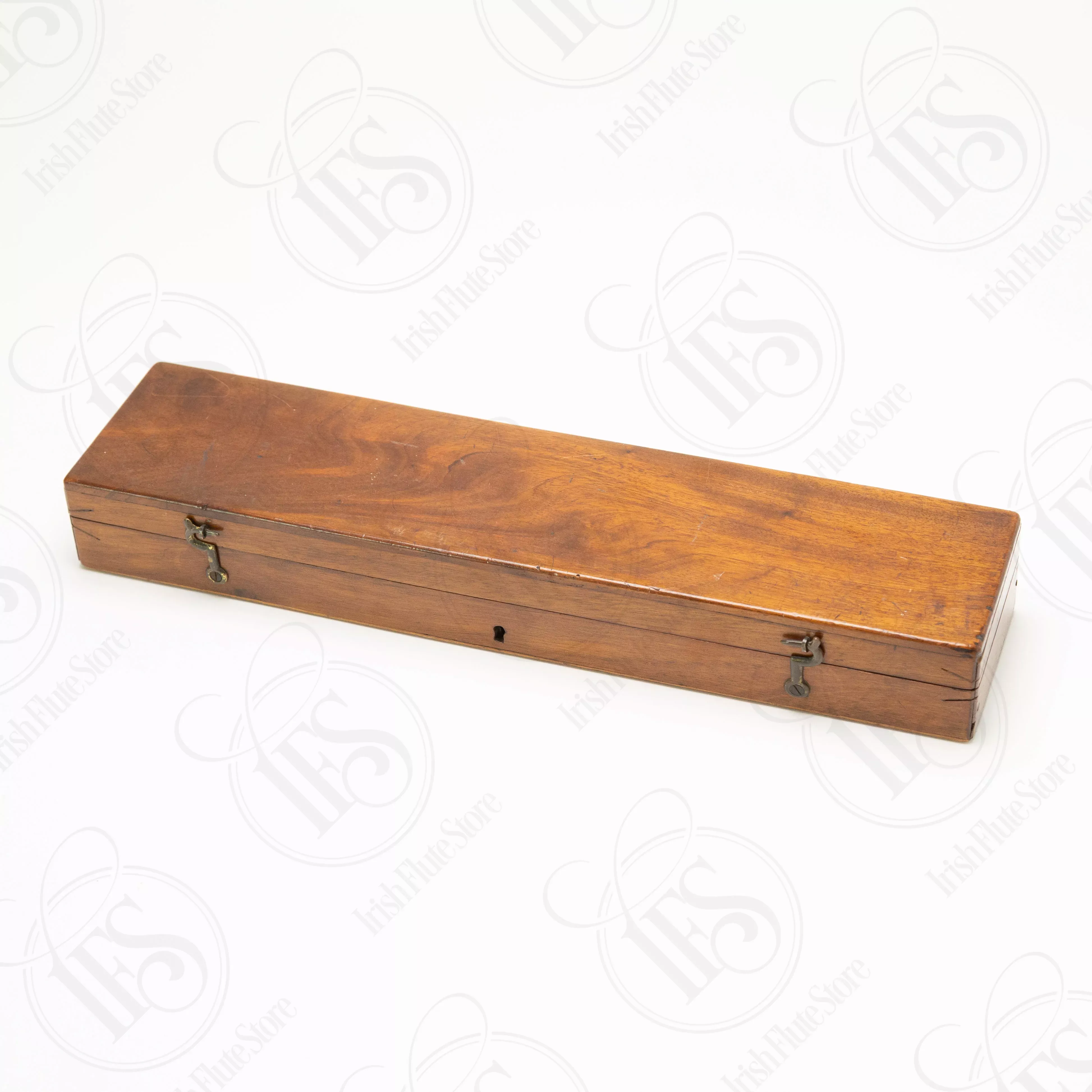 Antique Wooden Flute Case