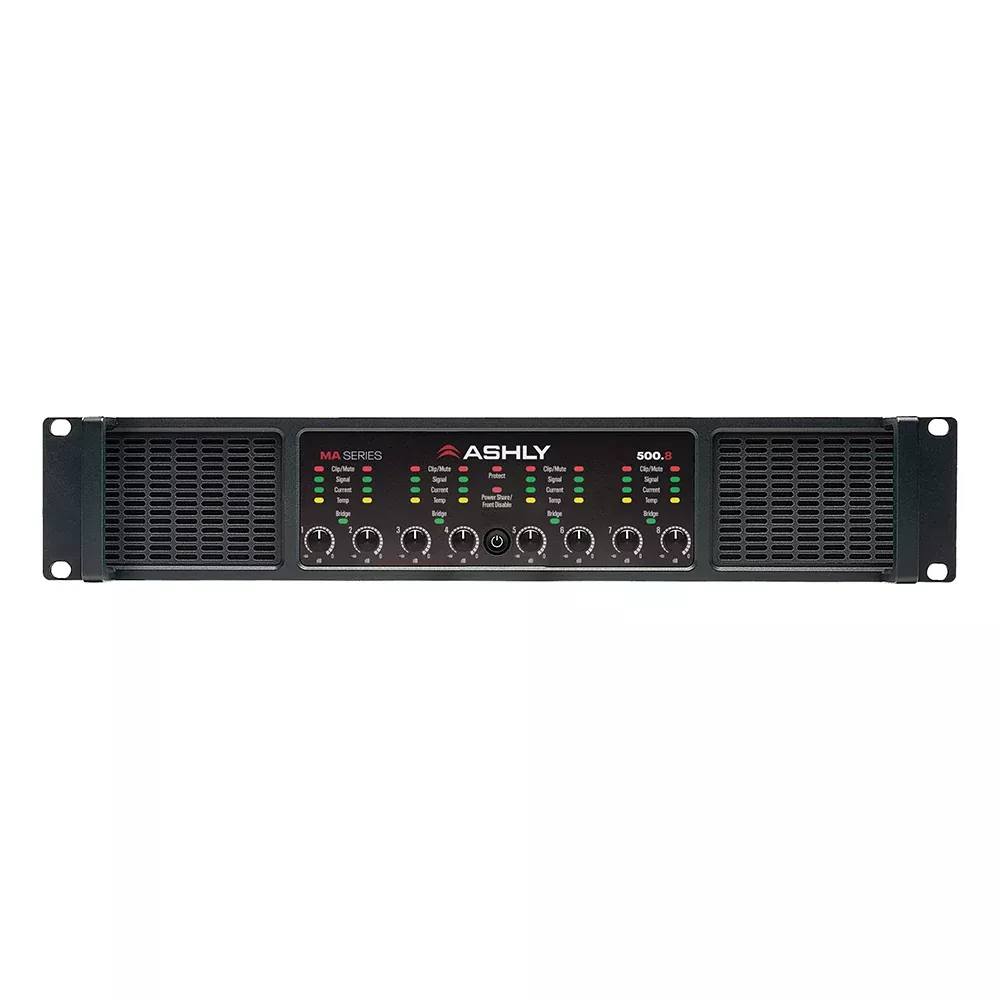 Ashly MA500.8 High-Performance 8-Channel Installation Amplifier (OPEN BOX)