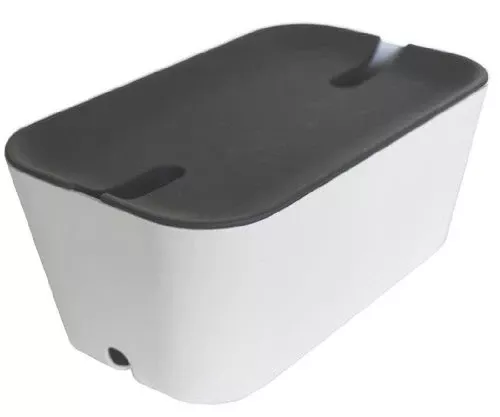 Bosign Plastic/Silicone Hideaway Cable Organizer Medium, White/Gray
