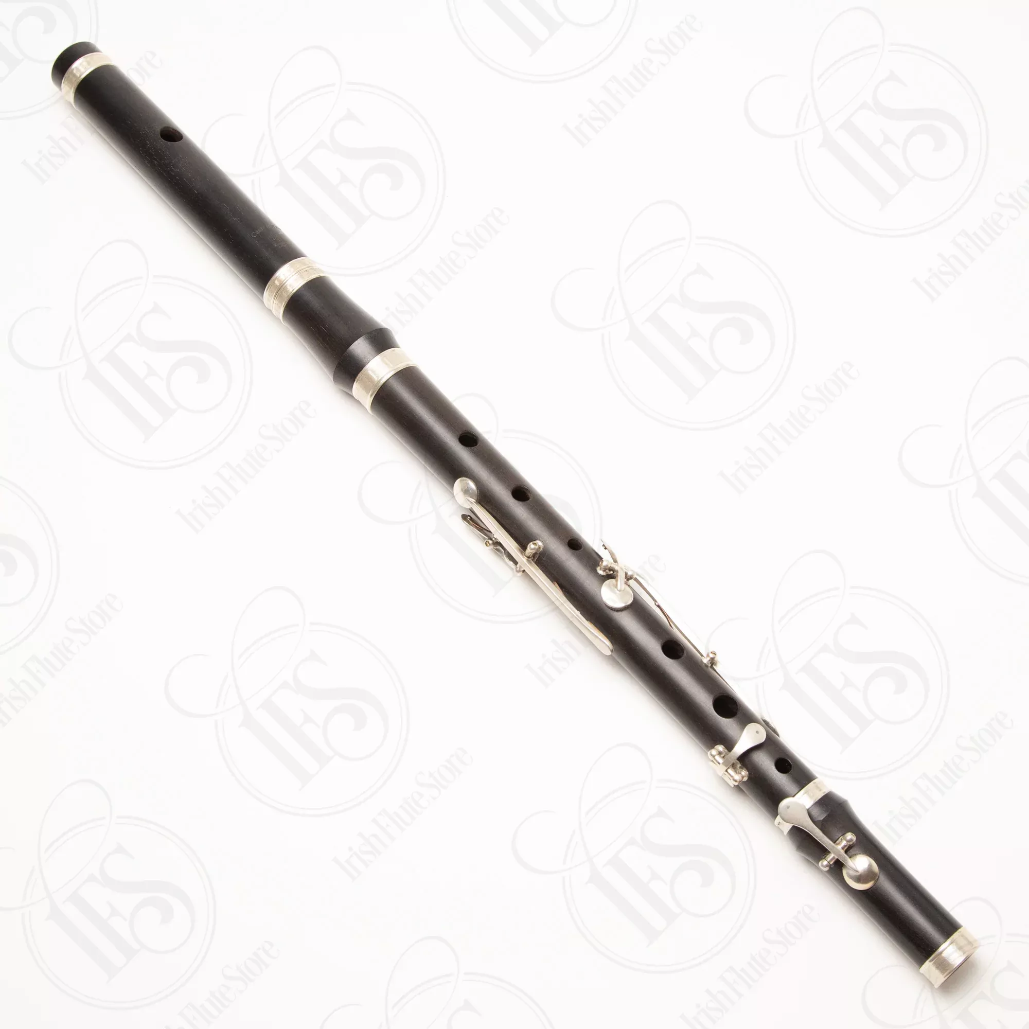 Casey Burns Blackwood & Silver Large-Hole, D