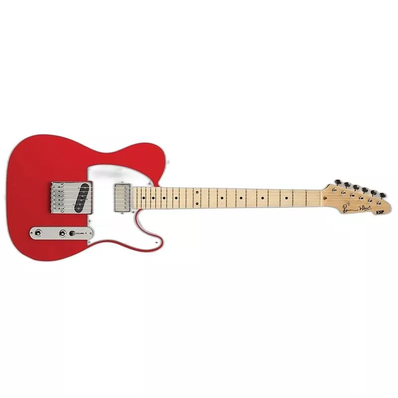 ESP Ron Wood Red Guitar with Case