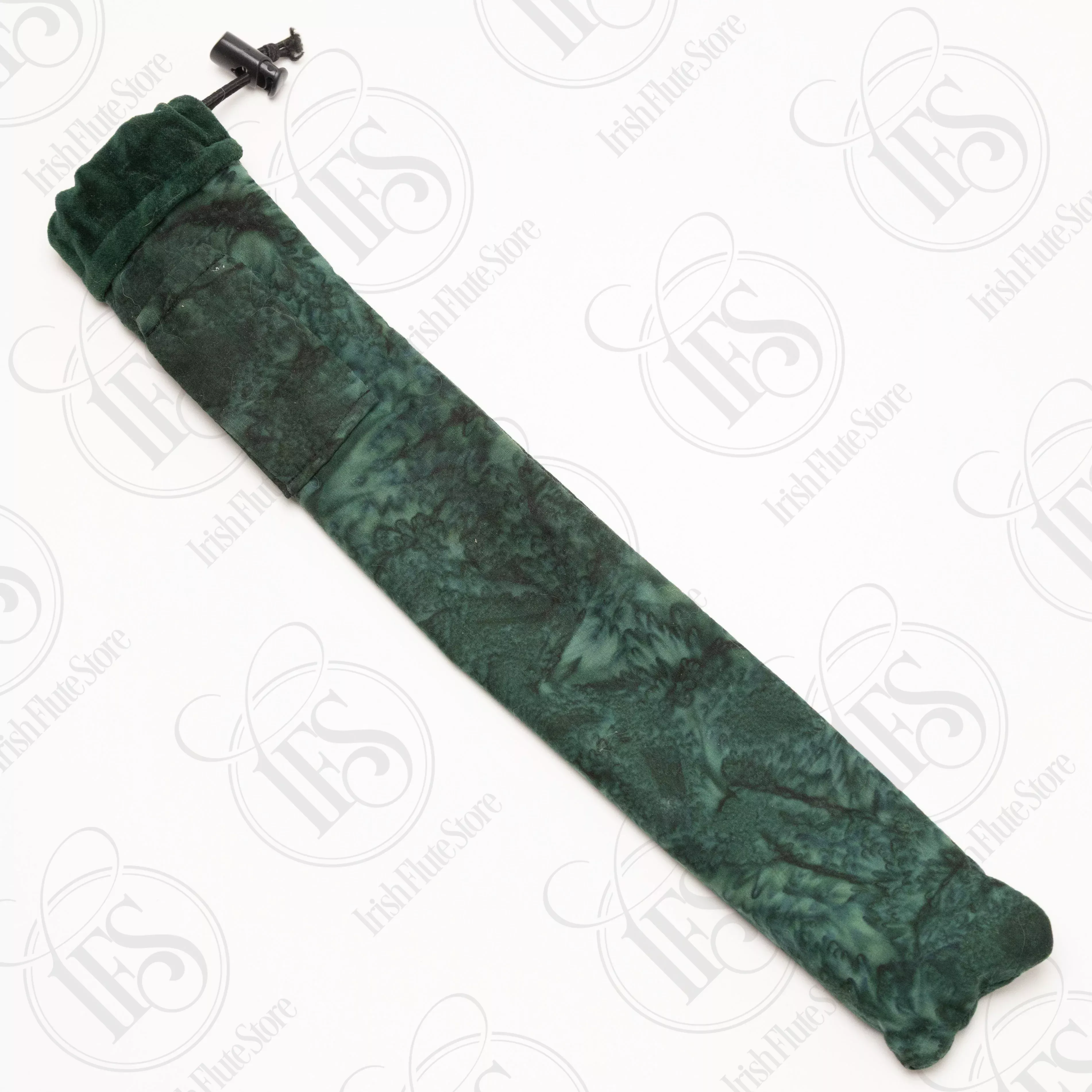 Green Whistle Sleeve with Drawstring, 16 Inch