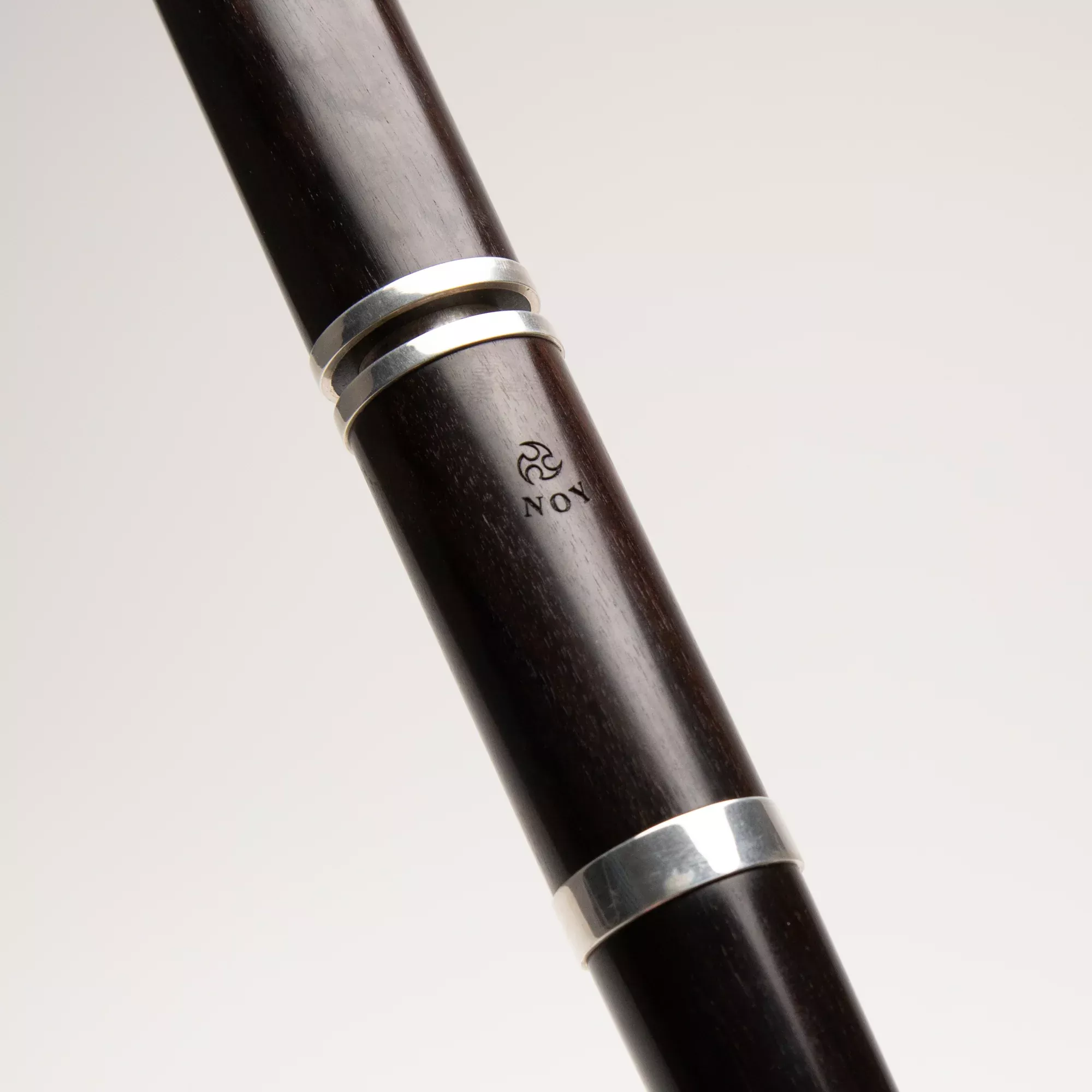 Peter Noy Blackwood & Silver 1-Key Low Bb Flute
