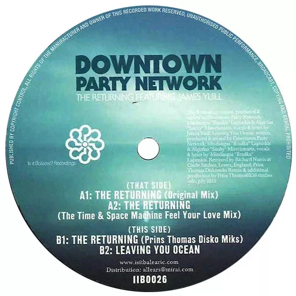 The Returning (Time & Space Machine, Prins Thomas) 12"