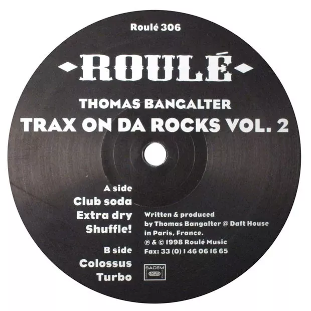 Trax On Da Rocks Vol 2. (Daft Punk) 12"