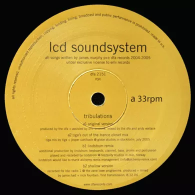 Tribulations 12"