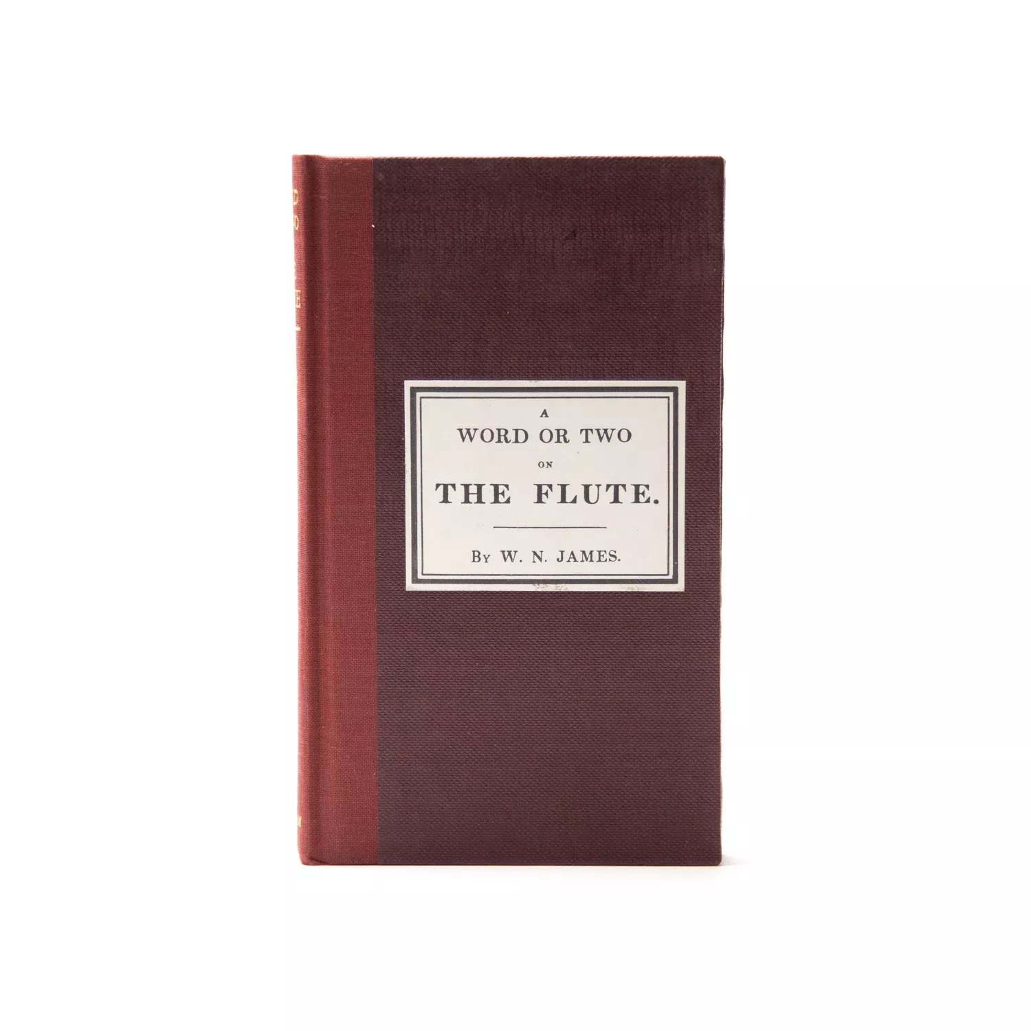 A Word or Two on the Flute