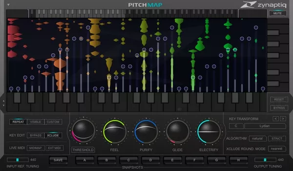 Zynaptiq PITCHMAP Real-Time Polyphonic Pitch Correction Plug-In (Mac / PC)